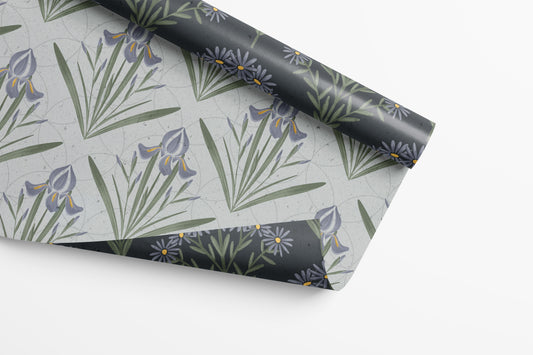 Aster and Wild Iris Gift Wrap