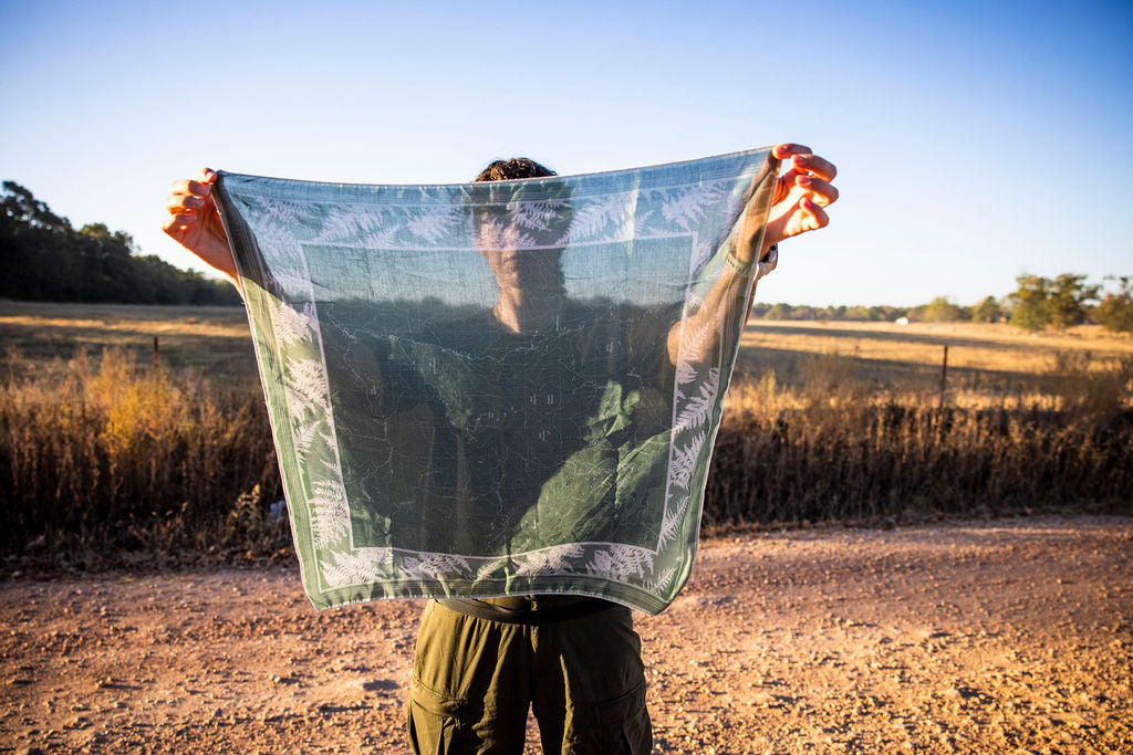 the mapp scarf (semi-custom): fern