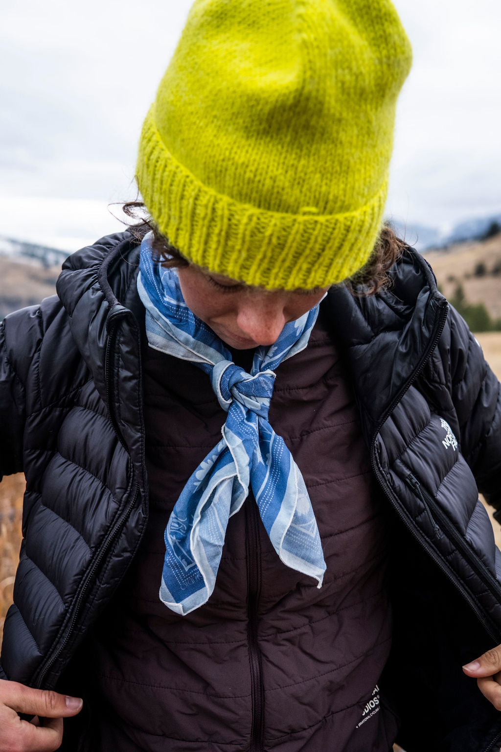 the mapp scarf (semi-custom): columbine