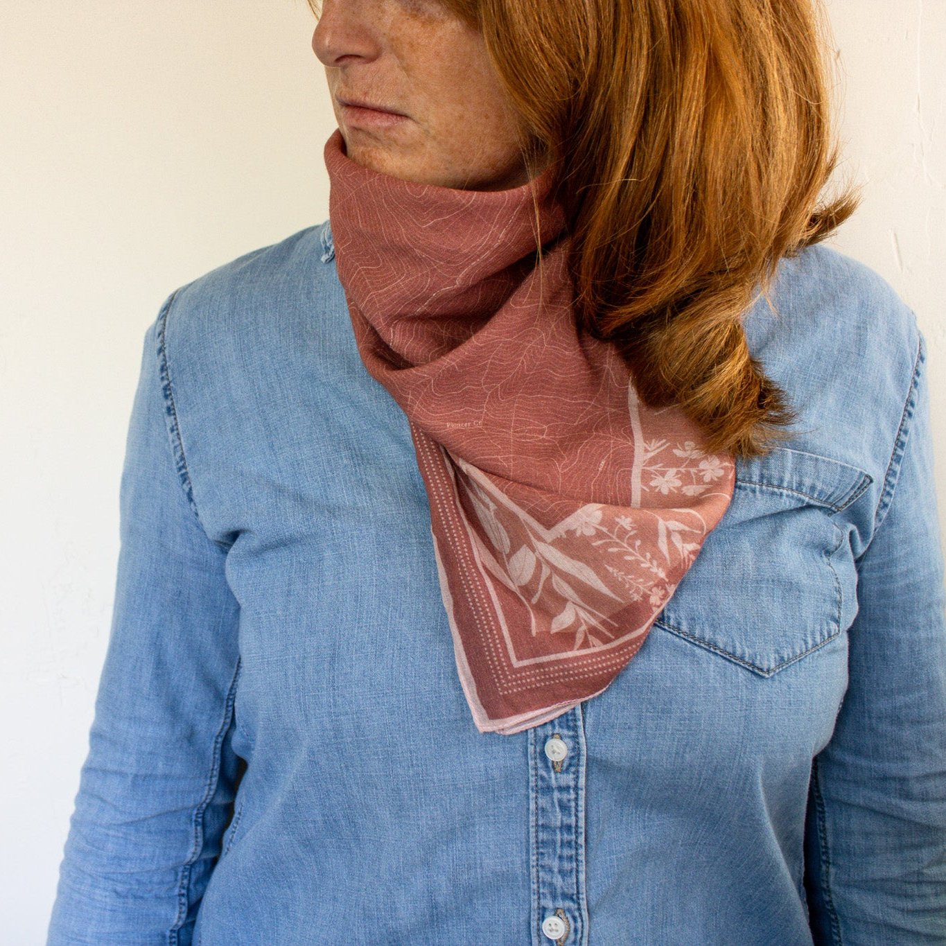 the mapp scarf (semi-custom): fireweed