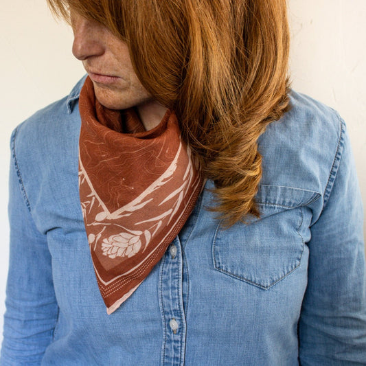 the mapp scarf (semi-custom): indian paintbrush