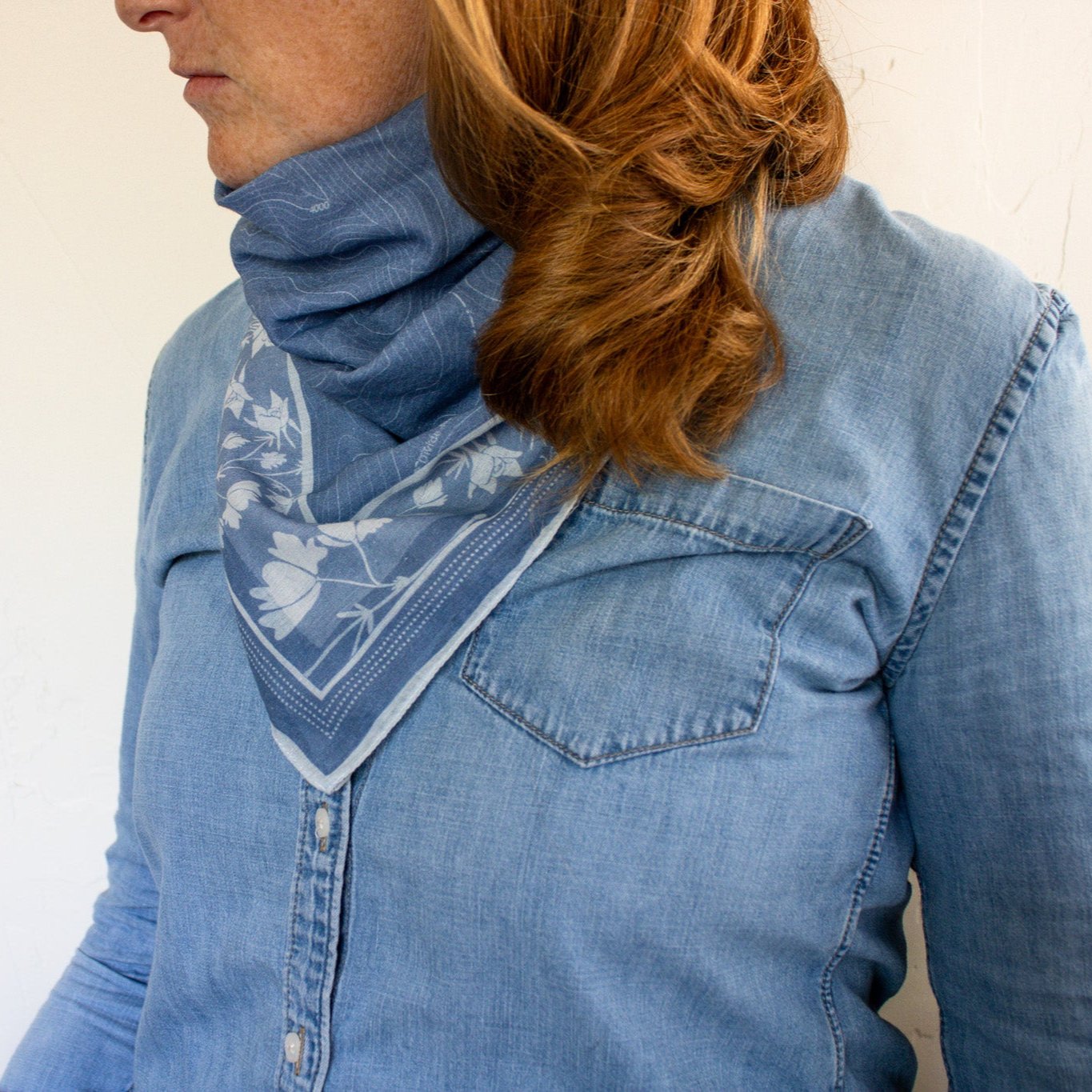 the mapp scarf (semi-custom): columbine