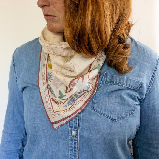 the mapp scarf (semi-custom): mixed floral