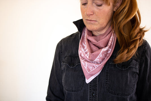 the mapp quick dry bandana (semi-custom): fireweed