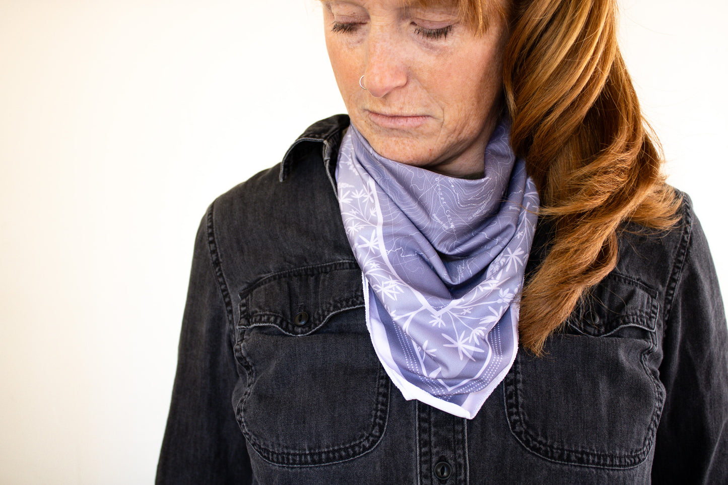 the mapp quick dry bandana (ready to ship): lupine