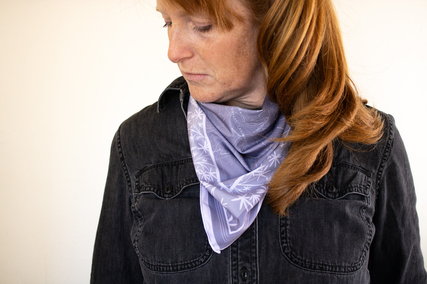 the mapp quick dry bandana (ready to ship): lupine