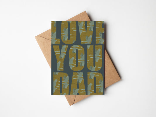 Love you Dad Card