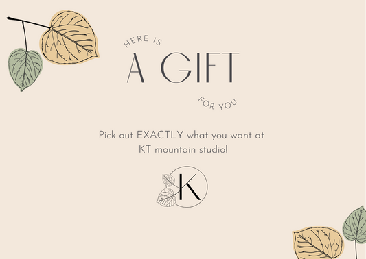 kt mountain studio gift card